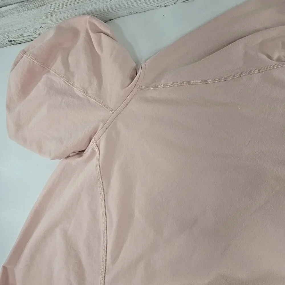 MICHAEL KORS LIGHT PINK PULLOVER HOODIE WITH A GOLD-TONE LOGO WOMENS SIZE XL EUC - Picture 12 of 16